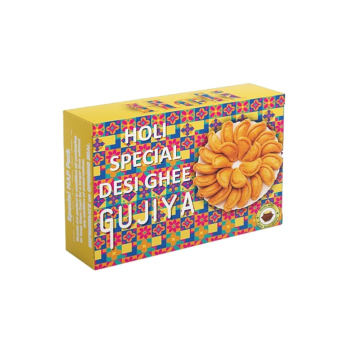 Premium Desi Ghee Gujiya- Traditional Gujiya (400g)