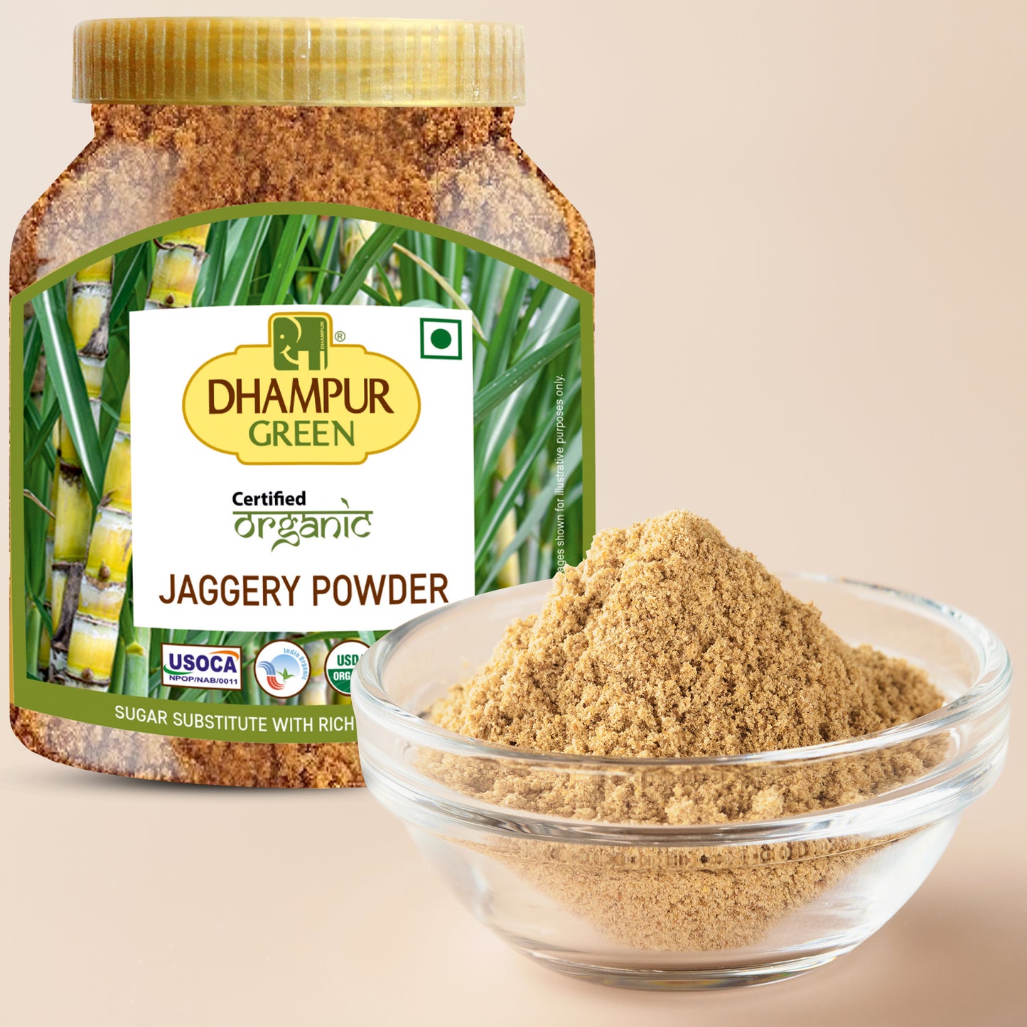 
                  
                    Organic Jaggery Powder (JAR)- 800gm
                  
                