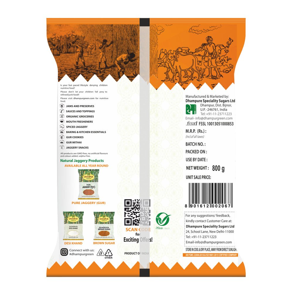 
                  
                    Organic Jaggery Powder 800gm
                  
                