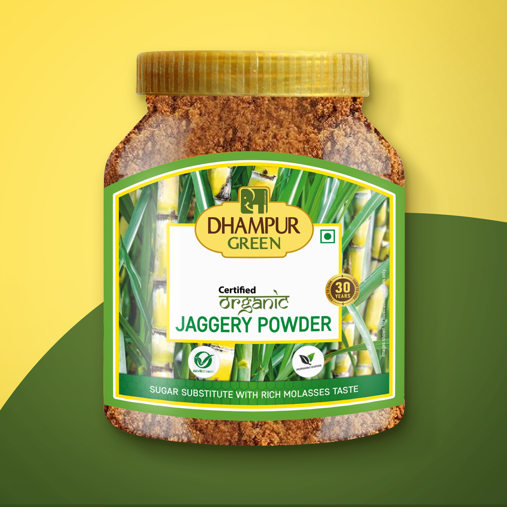 Organic Jaggery Powder (JAR)- 800gm