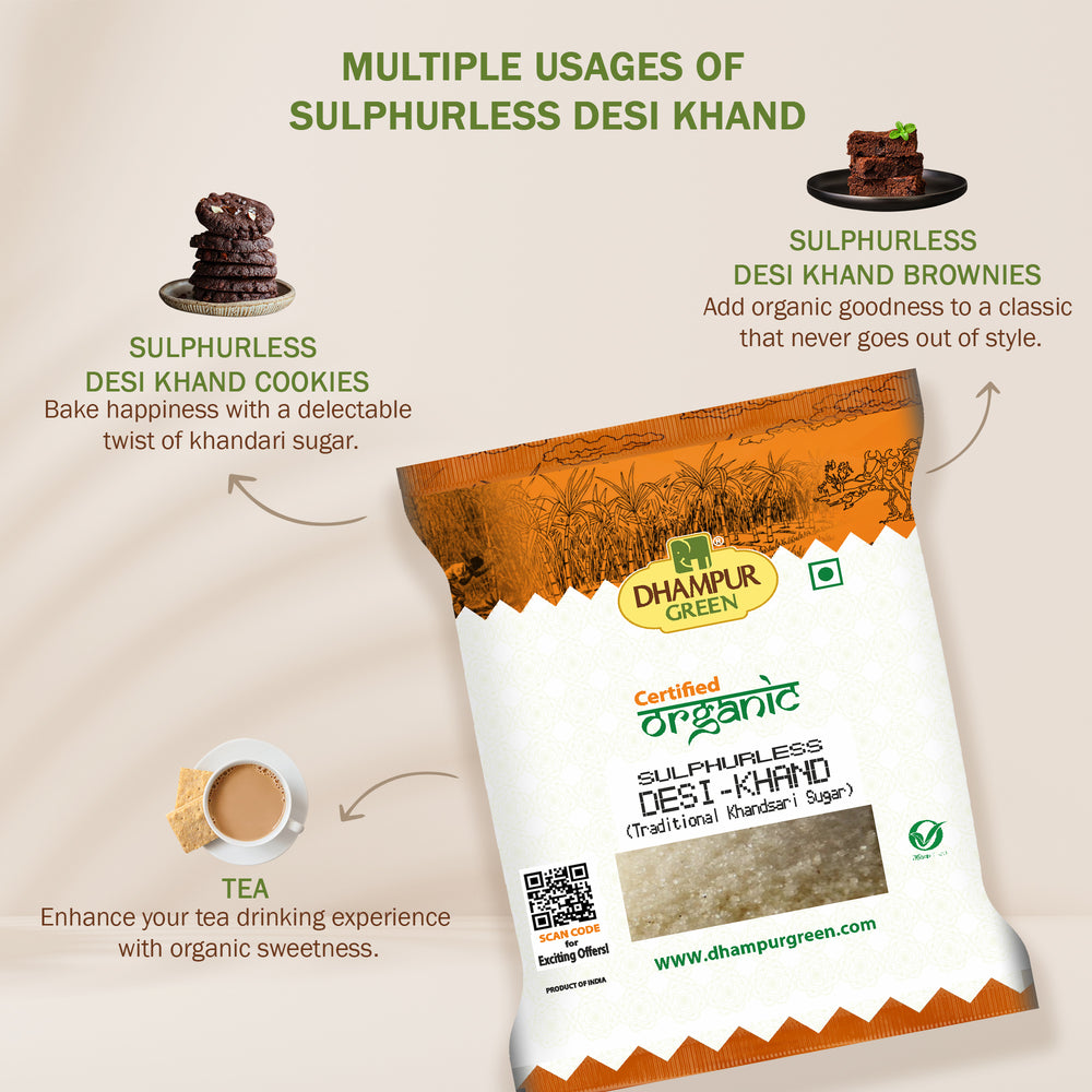 
                  
                    Organic Desi Khand (Sulphurless) 800gm
                  
                