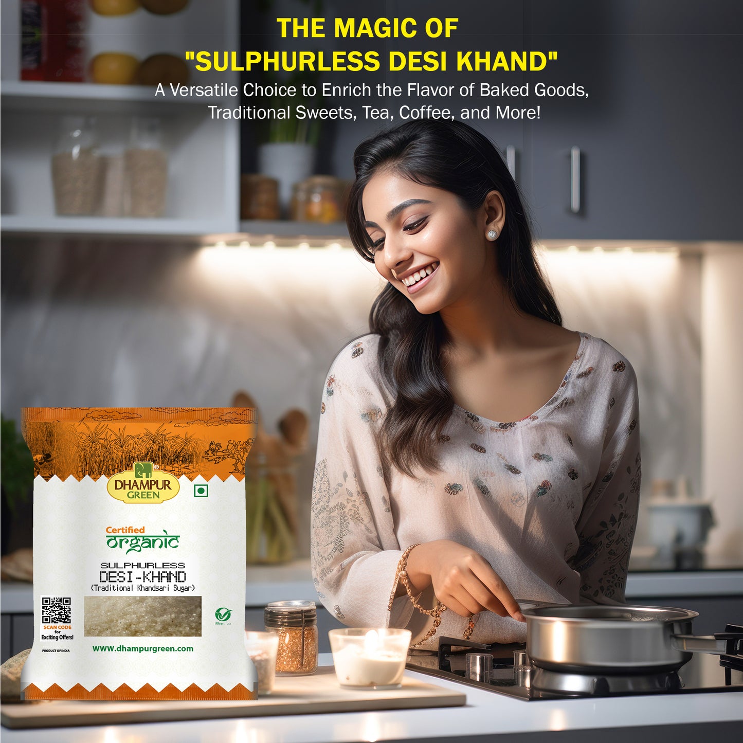 
                  
                    Organic Desi Khand (Sulphurless) 800gm
                  
                